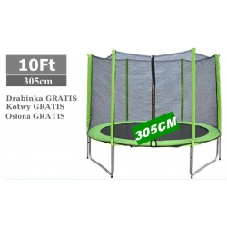 trampolina fillo classic zielona 305cm 10ft